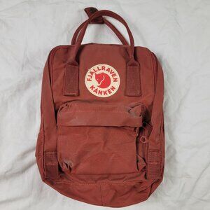 Fjallraven Kanken Backpack Deep Red Backpack Travel Casual School College Out